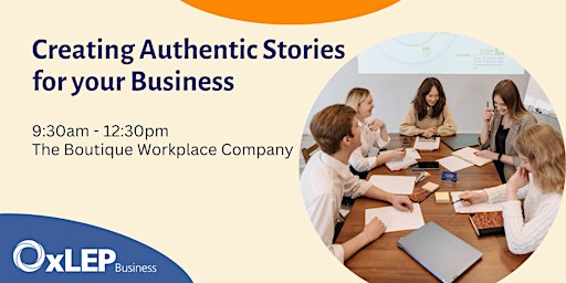 Imagem principal de Creating Authentic Stories for your Business