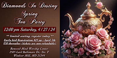 Diamonds In Destiny Spring Tea Party primary image