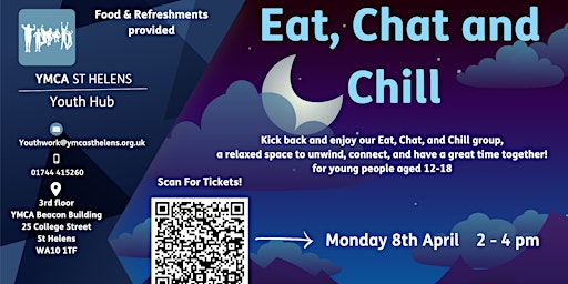 Eat, Chat and Chill - relaxing workshop primary image