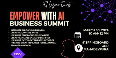 Imagen principal de EMPOWER WITH AI (INR 500)