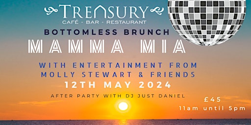 Primaire afbeelding van Mamma Mia Bottomless Brunch with Molly Stewart and friends