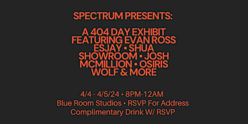 Imagen principal de SPECTRUM: A 404 Day Exhibit