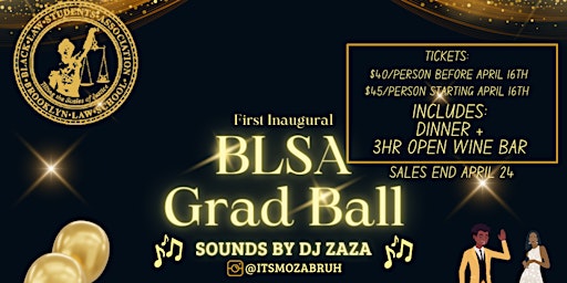 Imagem principal do evento BLSA Presents: Grad Ball