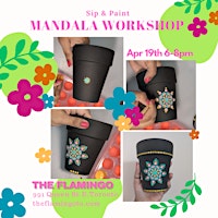 Sip and Paint Mandala Plant pot workshop primary image