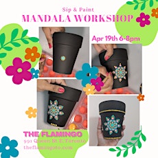 Sip and Paint Mandala Plant pot workshop