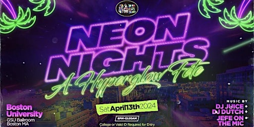 Primaire afbeelding van Neon Nights: HyperGlow Fete: SOCA: Spring 2024