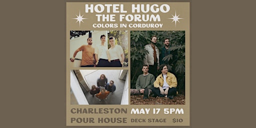 Imagem principal do evento Hotel Hugo w/ The Forum + Colors in Corduroy