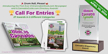 Immagine principale di Illinois Cannabis Guide Awards Open Call For Entries and Voter Registration 