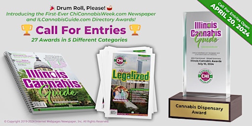 Immagine principale di Illinois Cannabis Guide Awards Open Call For Entries and Voter Registration 