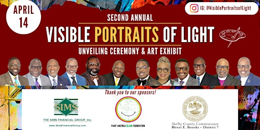 Primaire afbeelding van 2024 Visible Portraits of Light Unveiling Ceremony and Art Exhibit