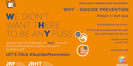Mental Health Awareness Event - Special Screening of 'WHY'