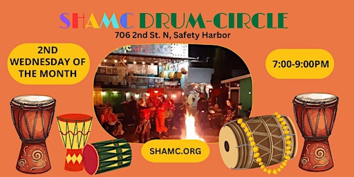 Imagen principal de SHAMc Drum Circle - 2nd Wednesday of  the Month