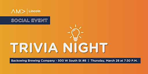 Trivia Night at Backswing Brewing Company primary image