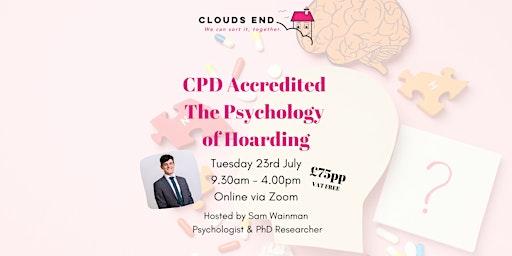 Imagem principal do evento CPD Accredited The Psychology of Hoarding