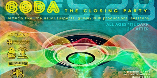 CODA: The Closing Party, DTM 2x4, Frankie Bones, Alexander Technique + more primary image
