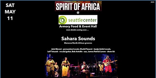 Imagen principal de Spirit of Africa 2024 Presents ... Sahara Sounds