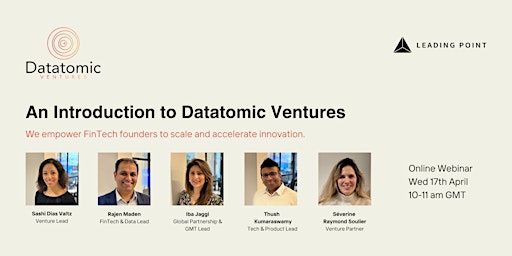 An Introduction to Datatomic Ventures primary image