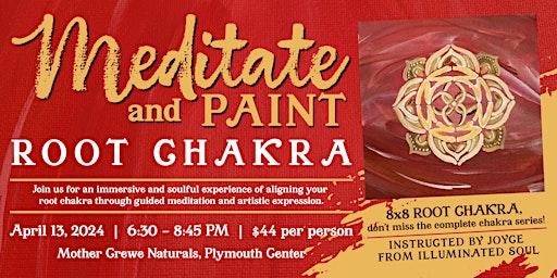 Imagem principal do evento Meditate and Paint Nite - Root Chakra