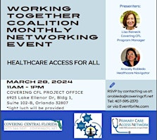 Working Together Coalition Meeting - Healthcare Access for All primary image