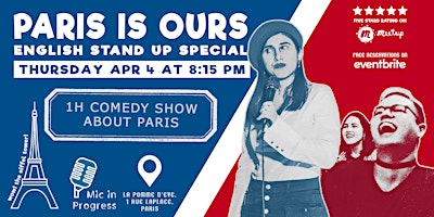 English Stand-Up Comedy | Paris is Ours primary image