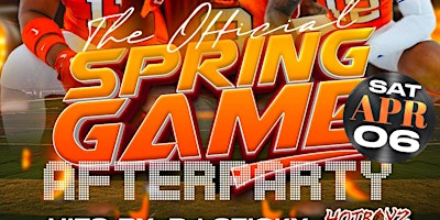 Primaire afbeelding van THE CLEMSON OFFICIAL SPRING GAME AFTER PARTY