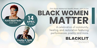 Primaire afbeelding van Black Maternal Health Week | Celebrating Black Women