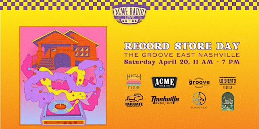 Primaire afbeelding van Free! Record Store Day @ The Groove East Nashville presented by Acme Radio!