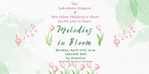 Melodies in Bloom- Spring Choir Concert primary image