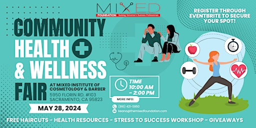 Imagem principal do evento Community Health & Wellness Fair presented by Mixed Foundation