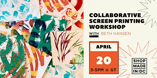 Collaborative Screen Printing Workshop w/ Beth Hansen  primärbild