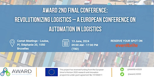 AWARDH2020 2nd Final Conference: Revolutionizing Logistics primary image