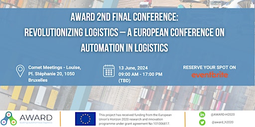 Primaire afbeelding van AWARD 2nd Final Conference: Revolutionizing Logistics