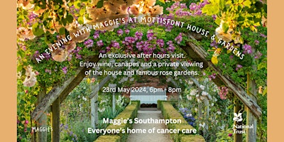 Imagem principal do evento An Evening with Maggie's at Mottisfont House & Gardens