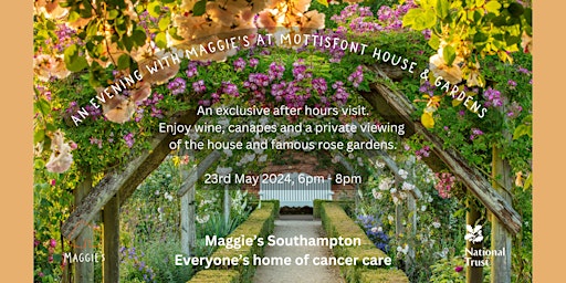 Imagem principal do evento An Evening with Maggie's at Mottisfont House & Gardens