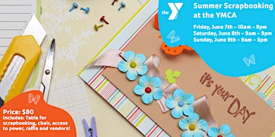 Imagem principal do evento "Summer"  Scrapbooking at the YMCA