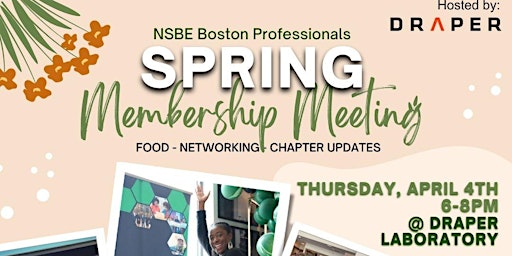 Immagine principale di NSBE Boston Spring Membership Meeting 