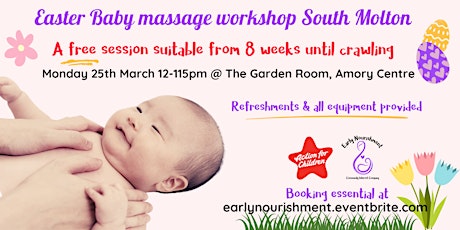 Imagen principal de Easter Baby Massage South Molton Workshop