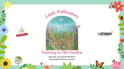 Little Pollinators Painting in The Garden