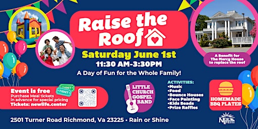 Raise The Roof- BBQ Fundraiser for The Mercy House primary image