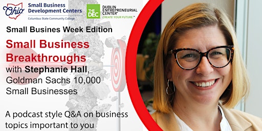 Imagem principal do evento Small Business Breakthroughs - Special Small Business Week Edition