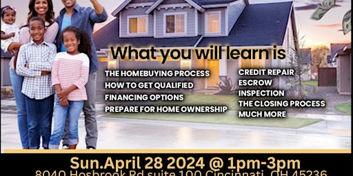 Image principale de Credit & First Time Homebuyers Class