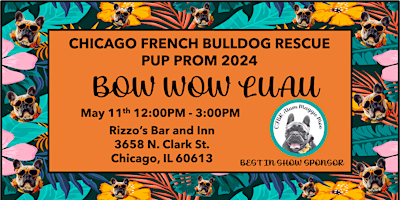 Chicago French Bulldog Rescue Pup Prom: Bow Wow Luau