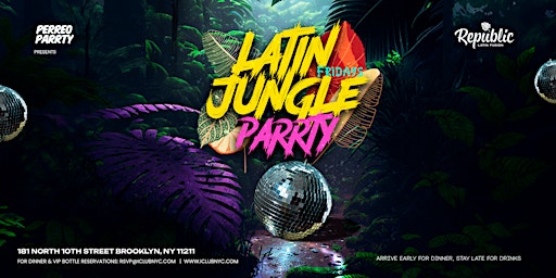 LATIN JUNGLE FRIDAYS  @ REPUBLIC primary image