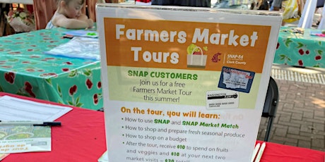 Farmers Market Tour - Camas