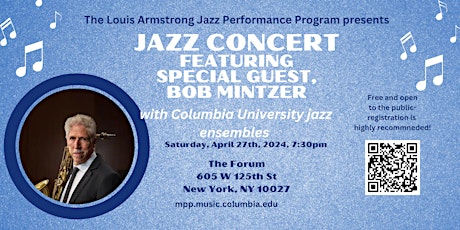 Live in Concert: Bob Mintzer with Louis Armstrong Jazz Performance Program