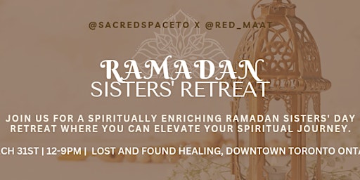 Ramadan Sisters' Retreat primary image