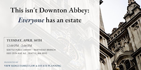 This isn't Downton Abbey: Everyone has an estate