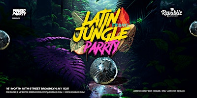 REGGAETON LATIN JUNGLE FRIDAYS  SERIES 2024 primary image