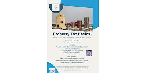 Imagem principal de Understanding Your Homeowner Property Taxes Seminar