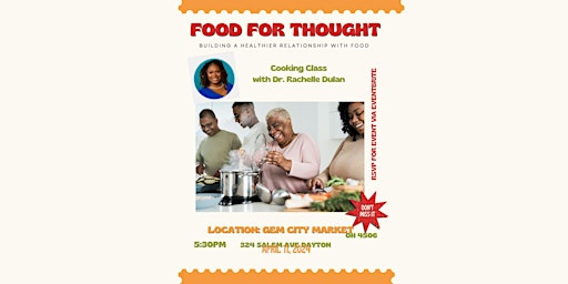 Food for Thought - Cooking Class primary image